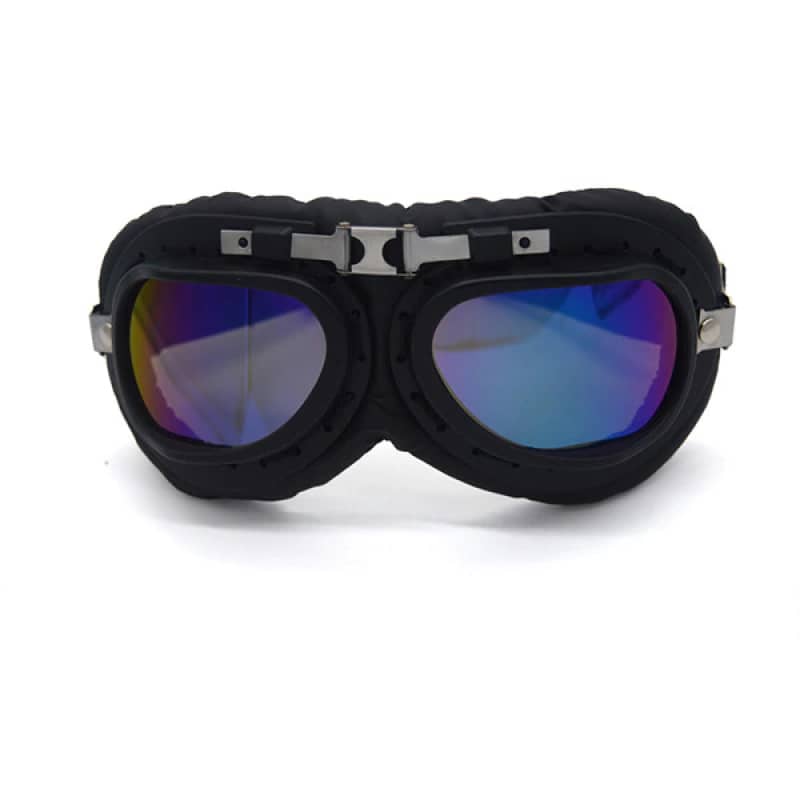 Motorcycle Goggles Dark Tint UV Protection Riding Eyewear