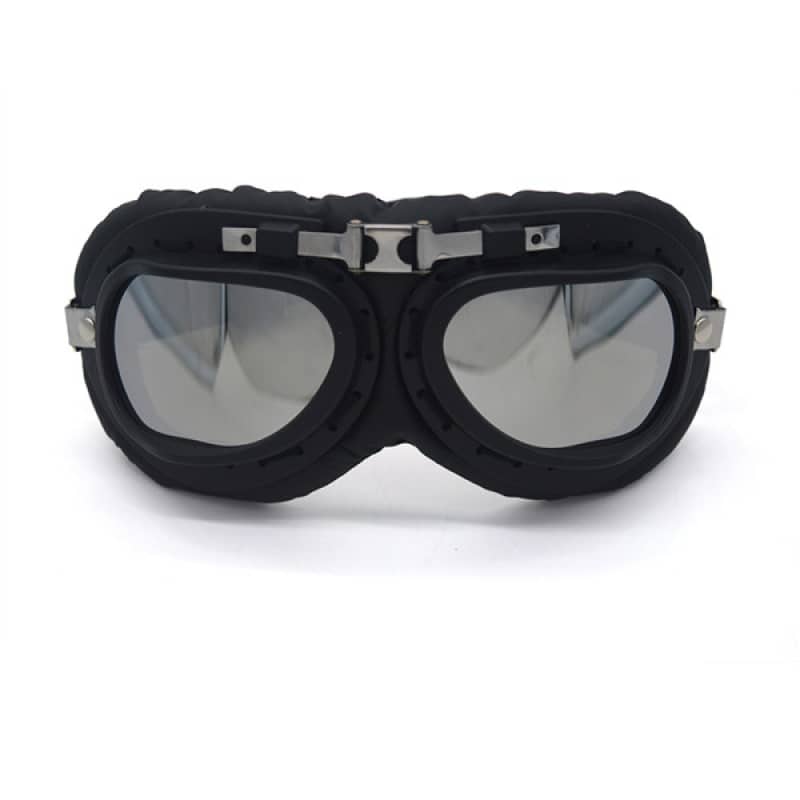 Motorcycle Goggles Dark Tint UV Protection Riding Eyewear