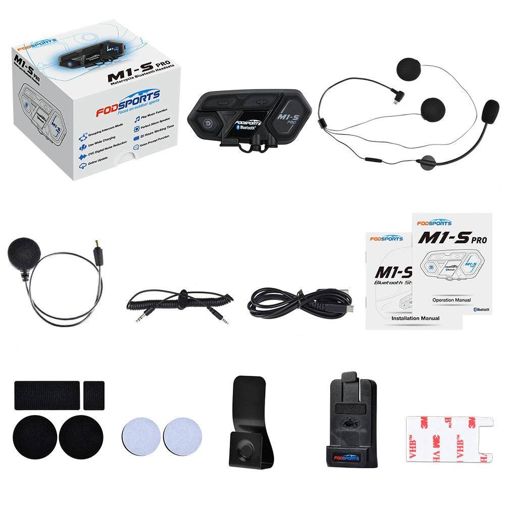 Motorcycle Intercom M1-S Pro Bluetooth Communication System