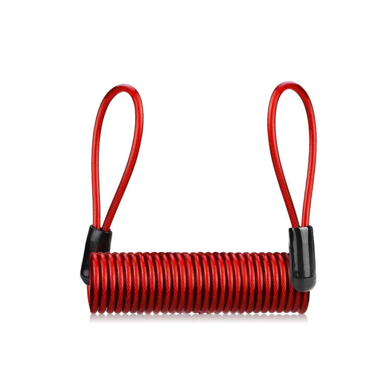 Motorcycle Security Cable Lock Anti Theft Heavy Duty Steel Bike Lock