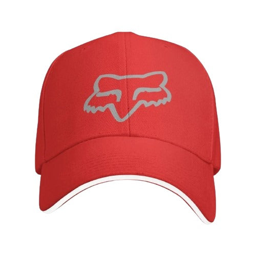 Fox Motorcycle Cap for Men and Women Motorbike Hat Unisex