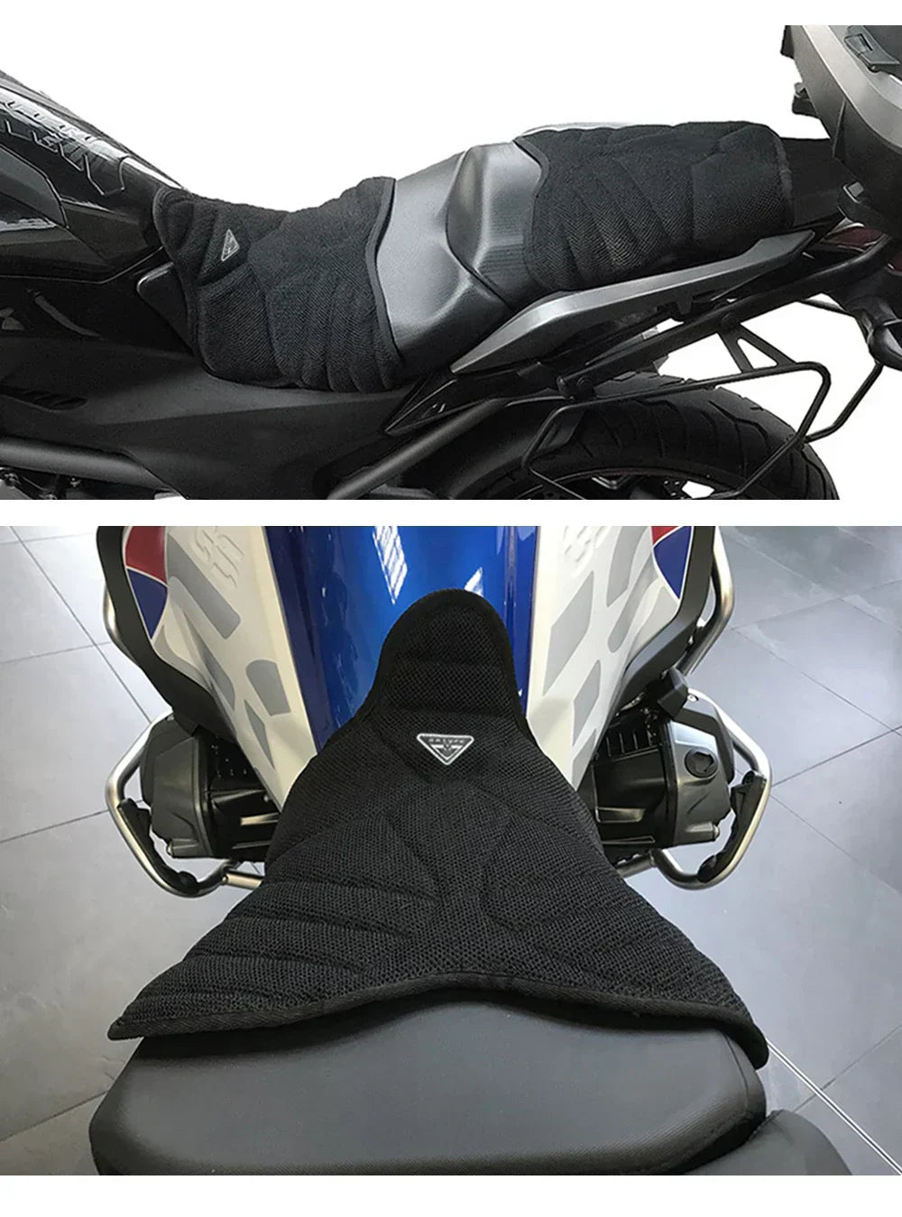 Motorcycle Seat Cushion Comfort Quick Release Strap