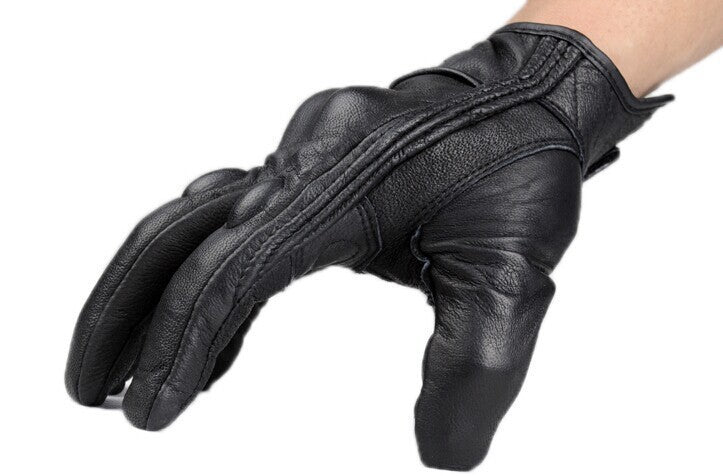 Arias Leather Motorcycle Gloves Mens and Womens Riding Gloves