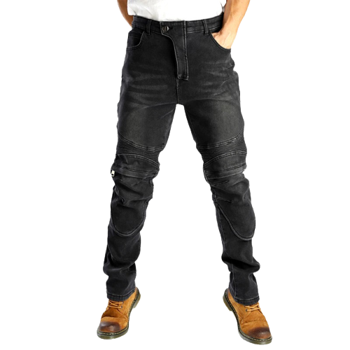 Summer Motorcycle Jeans with Kevlar Protective Lining