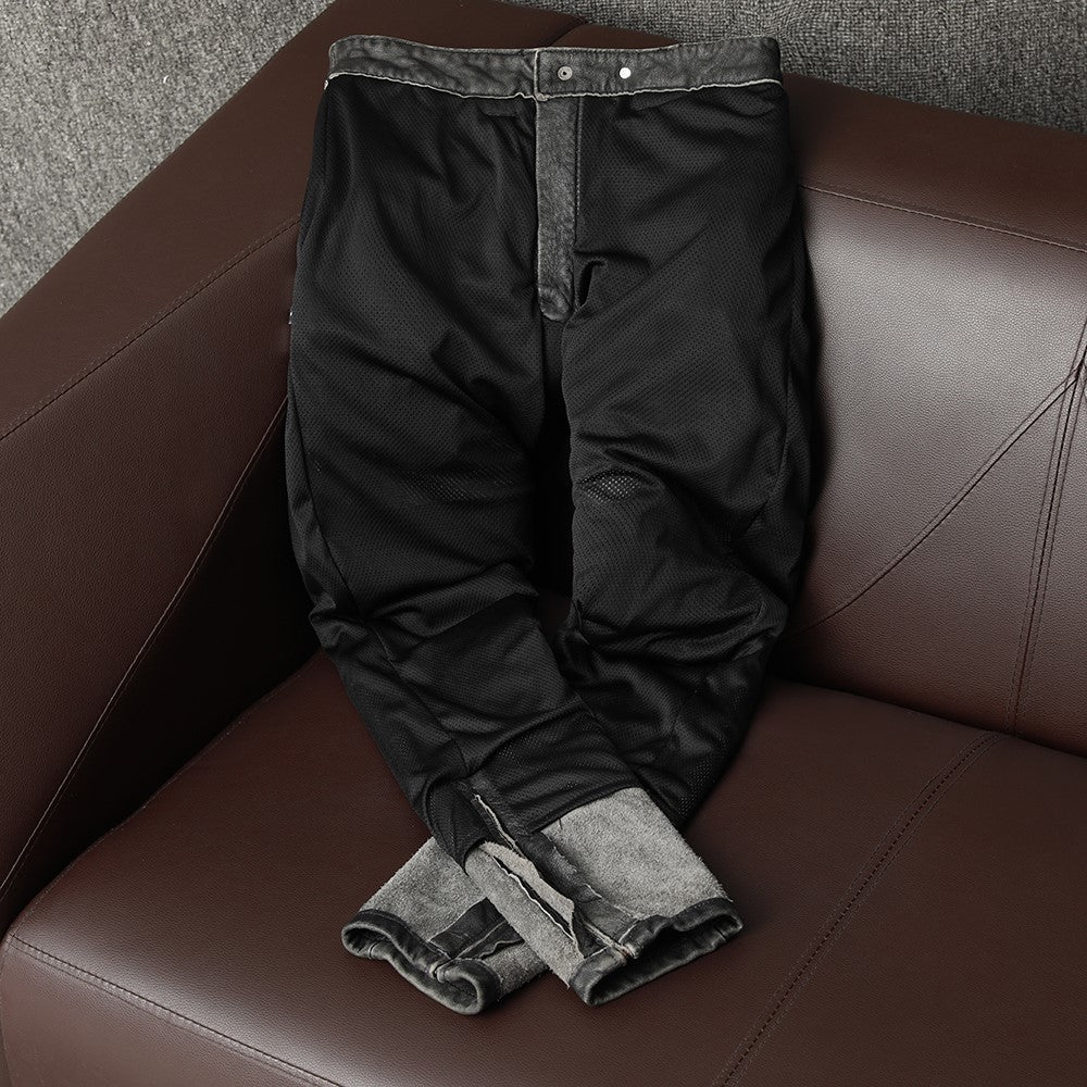 Vintage Leather Motorcycle Riding Pants