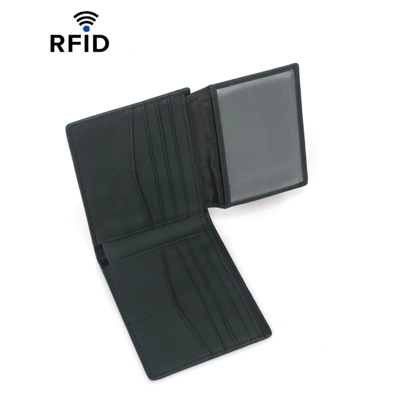 Anti Theft Biker Wallet RFID Blocking Wallet for Men