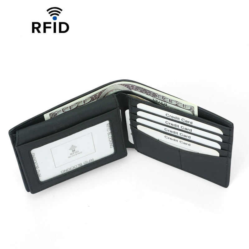 Anti Theft Biker Wallet RFID Blocking Wallet for Men
