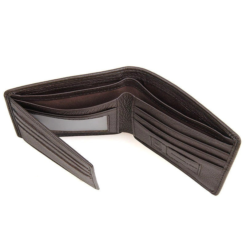 Biker Wallet Guardisen Mens Leather RFID Blocking Slim Wallet