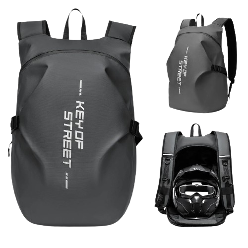 40L Motorcycle Backpack Helmet Carry Bag