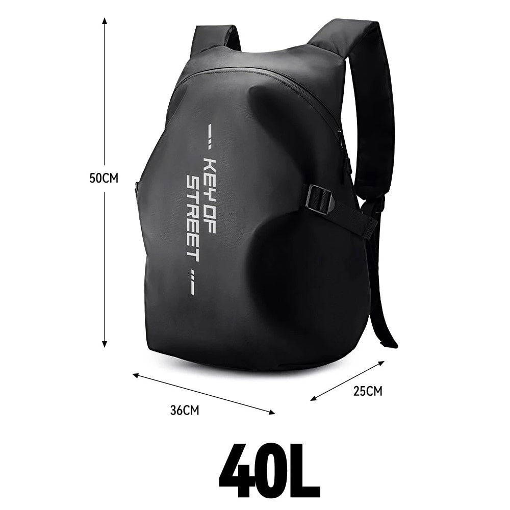 40L Motorcycle Backpack Helmet Carry Bag