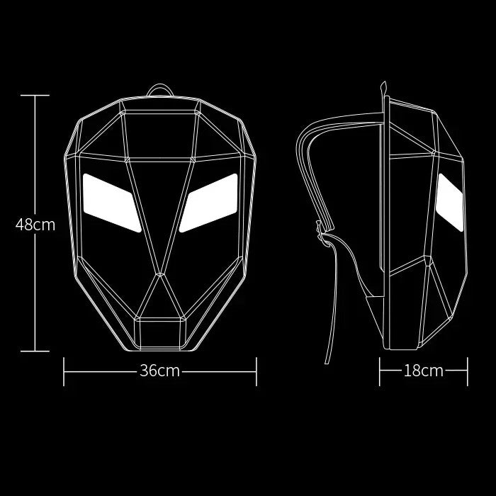 LED Motorcycle Backpack