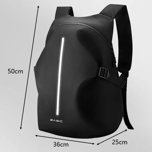 Motorcycle Backpack with Reflective Strip High Visibility Riding Bag