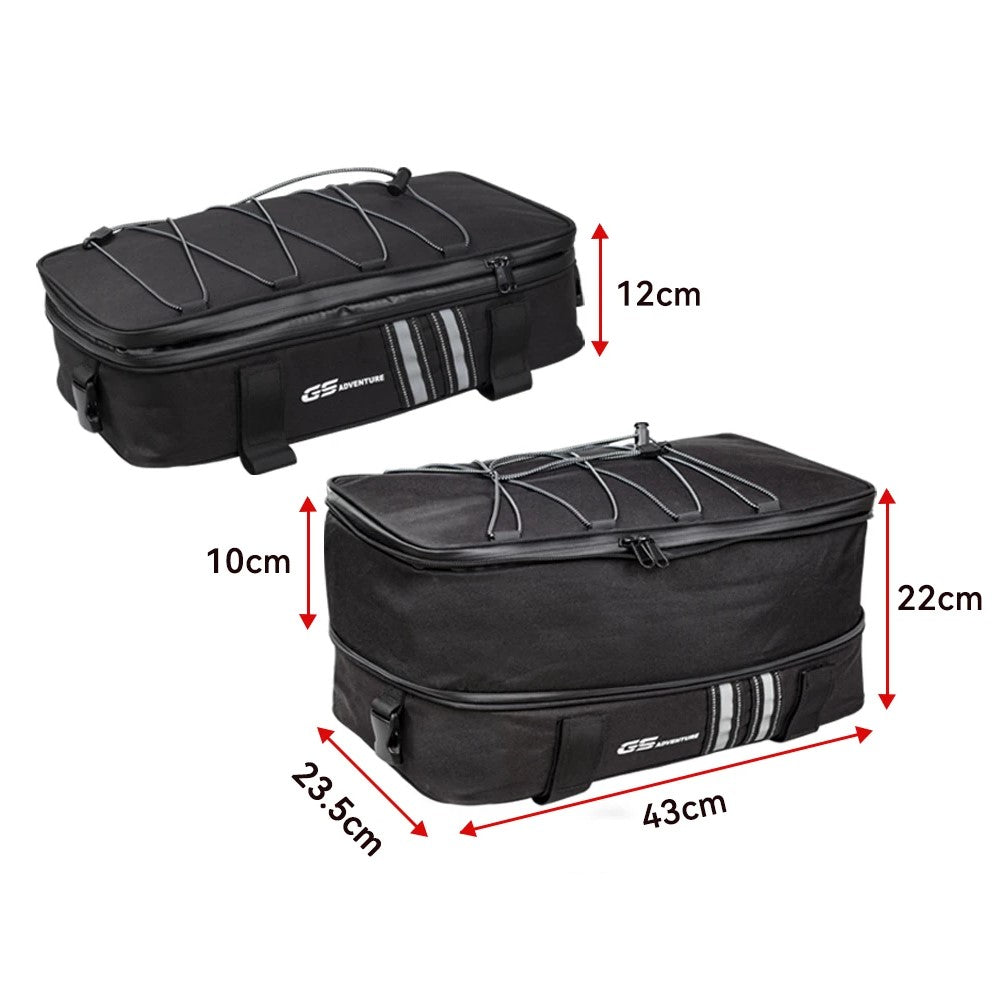 Motorcycle Rear Seat Bag for Top Case Storage
