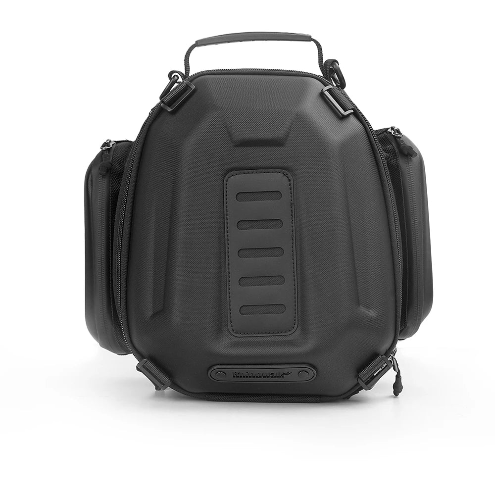 Black Expandable Motorcycle Seat Bag
