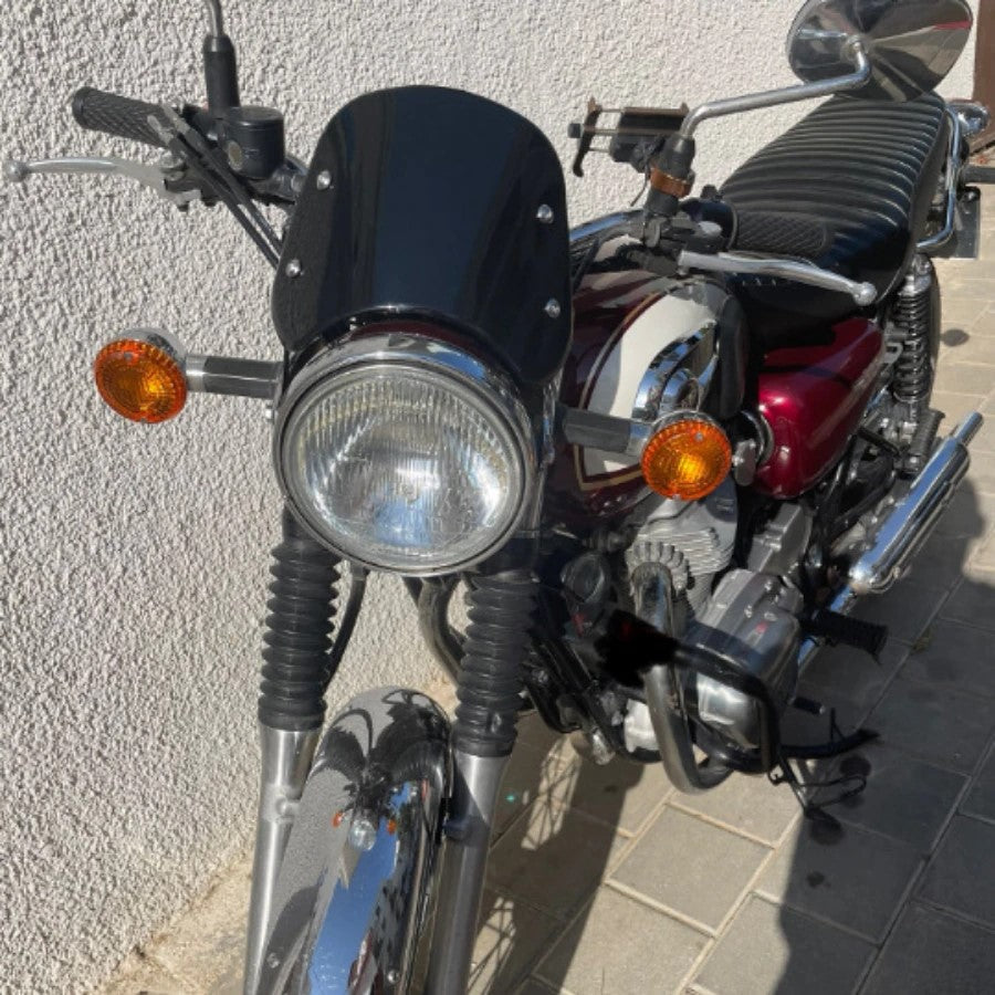 Black Motorcycle Windshield Wind Deflector