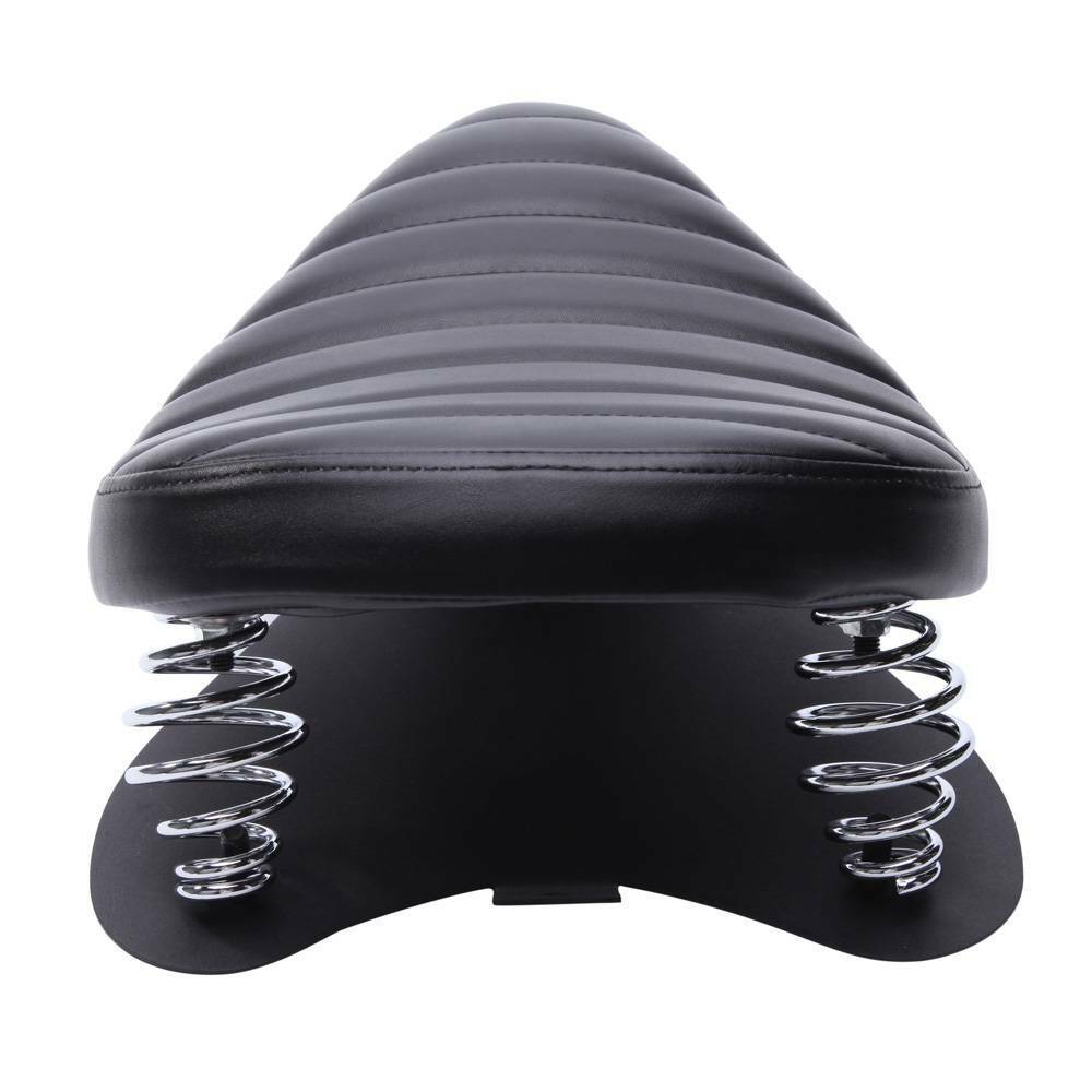 Leather Bobber Motorcycle Seat Comfort Saddle for Cruiser Bikes