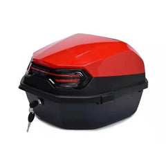 30L Red Motorcycle Top Case Storage Box