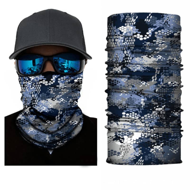 Motorcycle Neck Warmer Snake Scale Pattern