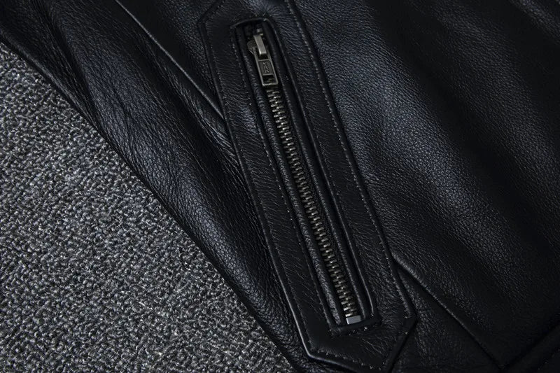 Mens Midseason Leather Jacket