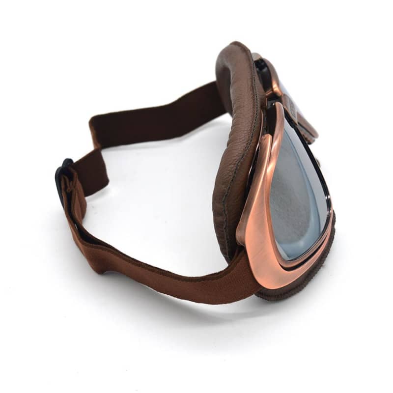 Aviator Motorcycle Goggles Retro Pilot Riding Glasses UV Protection