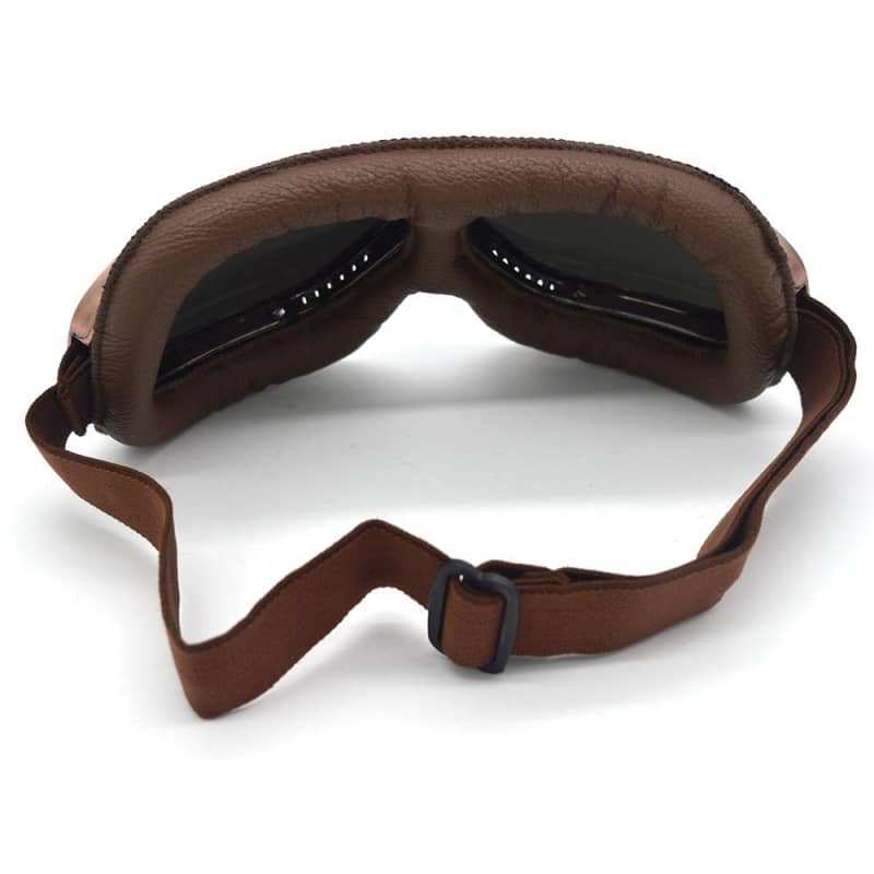 Aviator Motorcycle Goggles Retro Pilot Riding Glasses UV Protection