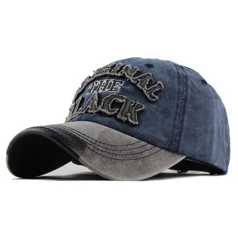 Biker Cap Original Black Mens Motorcycle Hat