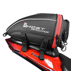 3in1 Rear Seat Motorcycle Bag Saddlebag Storage Travel Gear