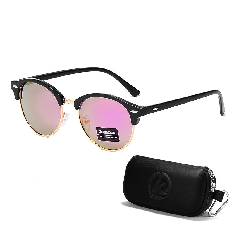 Polarized Motorcycle Sunglasses Mirror Vintage Style