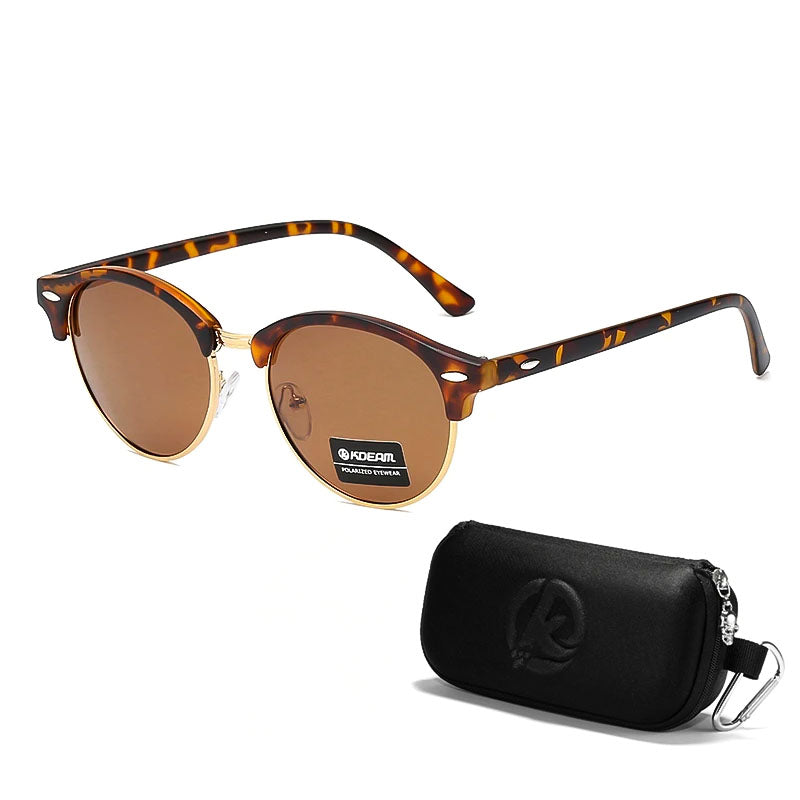 Polarized Motorcycle Sunglasses Mirror Vintage Style