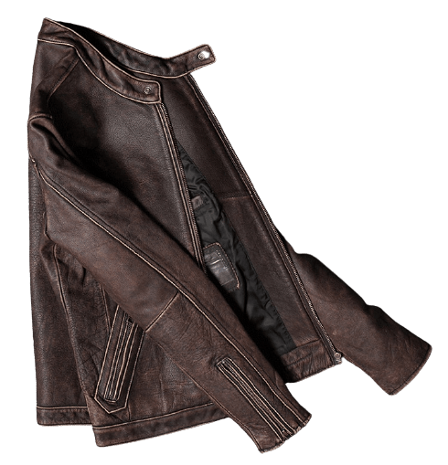 Mens Biker Jacket El Diablo Motorcycle Leather Style