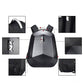 Hard Shell Motorcycle Backpack Motorbike Riding Bag Durable Protective Gear