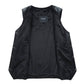 Mens Vintage Leather Biker Vest Motorcycle Jacket