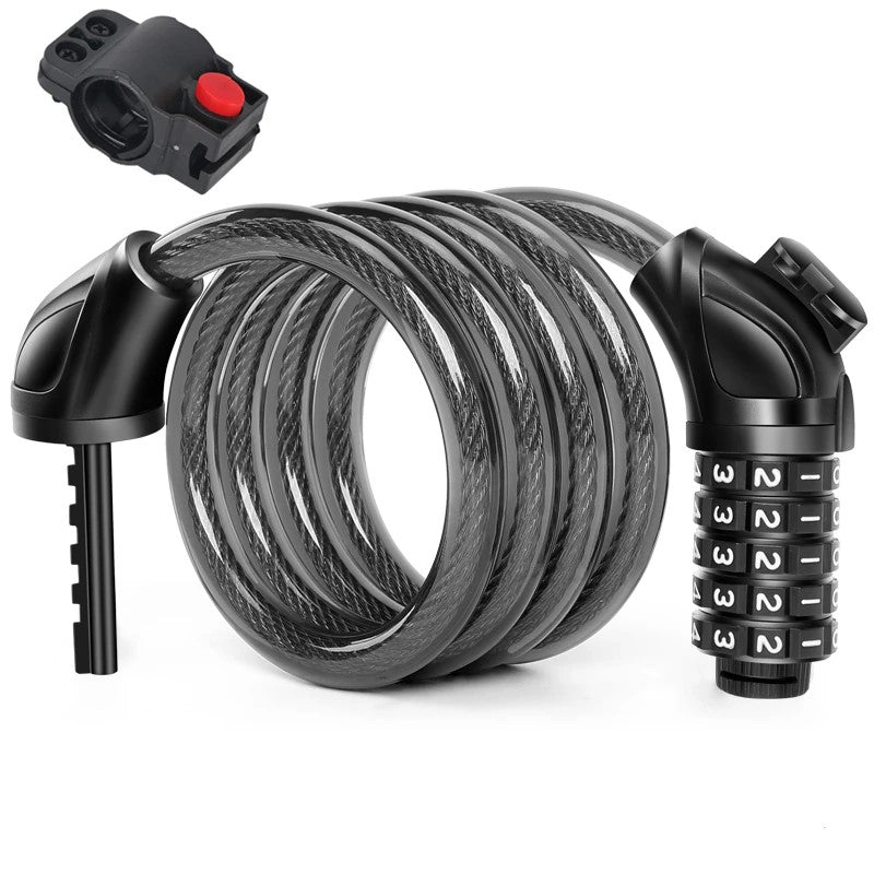 Motorcycle and Scooter Helmet Lock Cable Anti Theft Security Cable