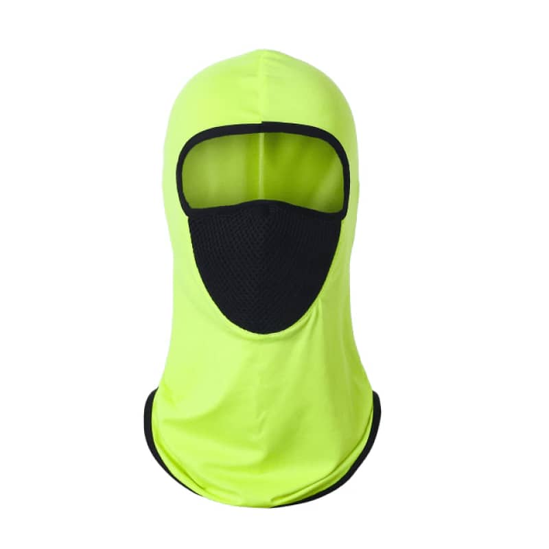 Fluorescent Green Motorcycle Balaclava Helmet Liner