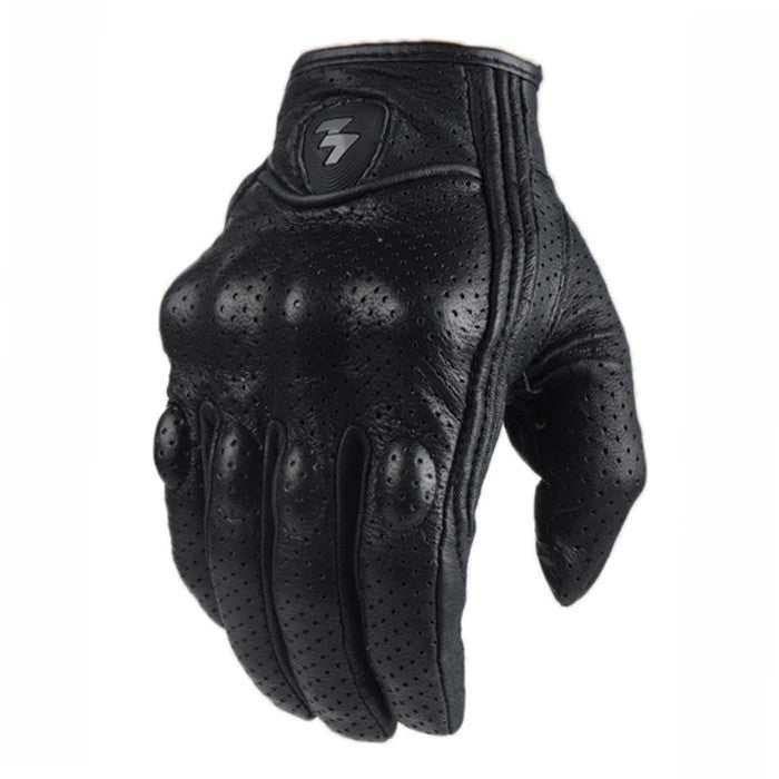 Arias Leather Motorcycle Gloves Mens and Womens Riding Gloves
