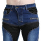 Reinforced Motorcycle Jeans with Kevlar Lining Durable Riding Pants