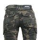 Womens Military Camo Motorcycle Jeans Durable Riding Pants