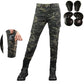 Womens Military Camo Motorcycle Jeans Durable Riding Pants
