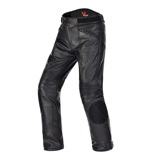 Womens Motorcycle Leather Pants Riding Biker Trousers