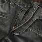 Vintage Leather Motorcycle Riding Pants