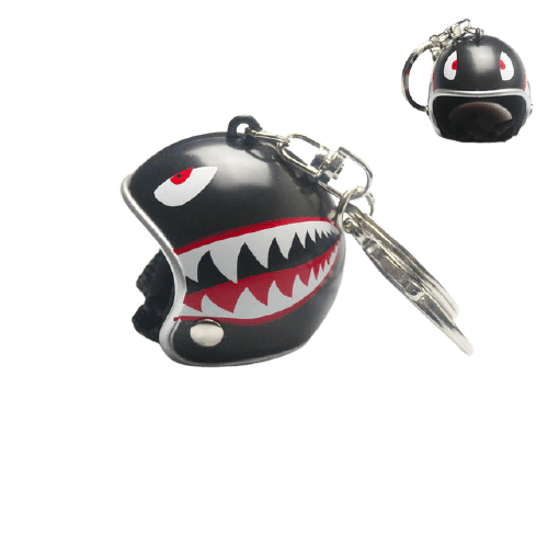 Shark Helmet Motorcycle Keychain