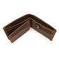 Light Brown Biker Wallet Genuine Leather Mens Slim RFID Blocking Wallet