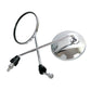 Round Vintage Motorcycle and Scooter Mirrors Retro Style Side Mirrors Universal Fit