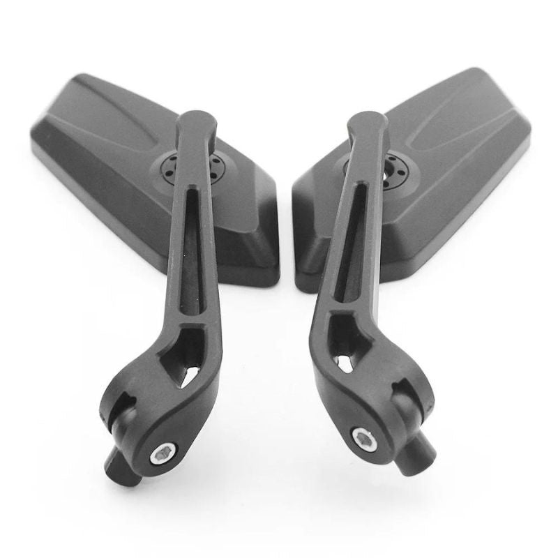 Supermoto Motorcycle Mirrors Adjustable Handlebar Rearview Side Mirrors for Motorbike