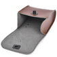 Brown Leather Motorcycle Saddlebag