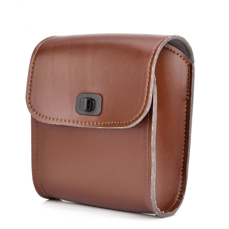 Brown Leather Motorcycle Saddlebag