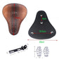 Brown Bobber Motorcycle Seat Comfortable Saddle for Cruiser Bikes