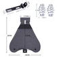 Black Leather Bobber Motorcycle Seat