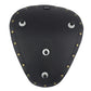 Black Leather Bobber Motorcycle Seat