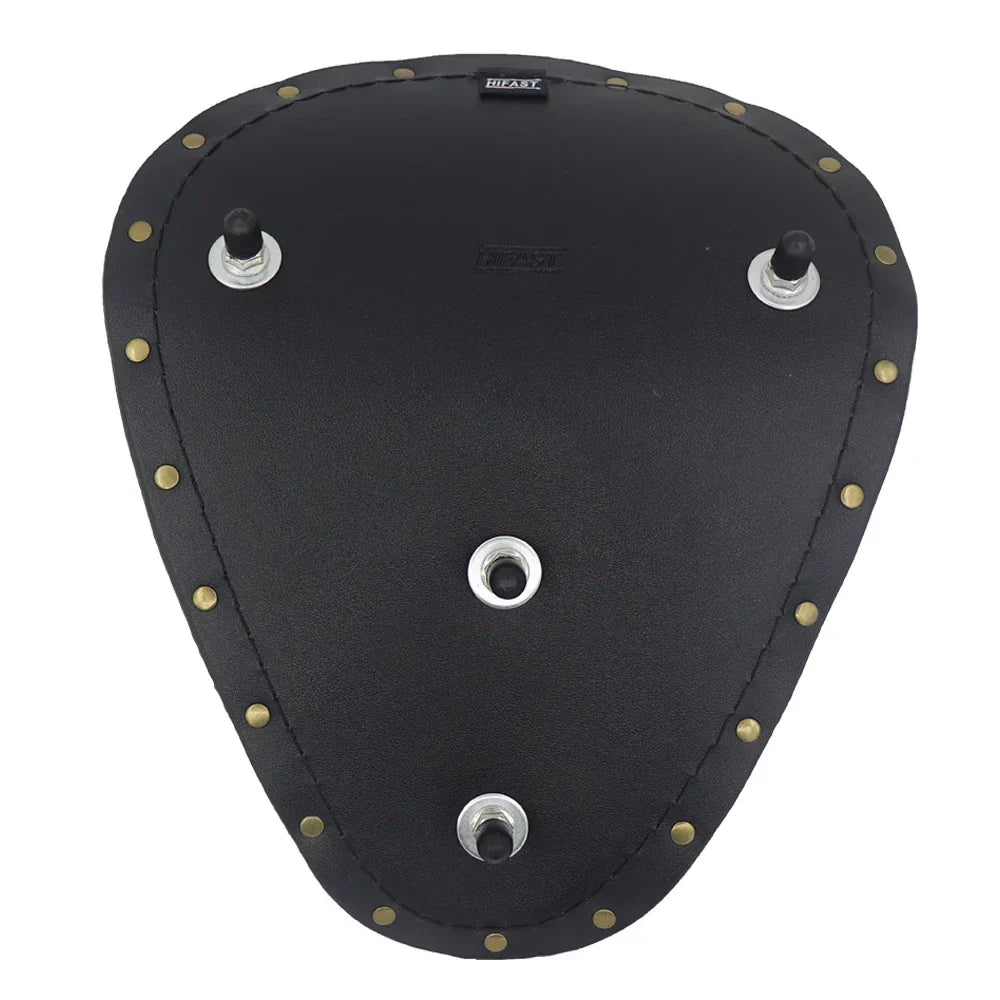 Leather Bobber Motorcycle Seat Comfort Saddle for Cruiser Bikes